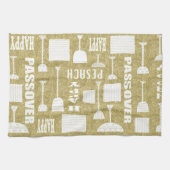 Keukenhanddoek "Happy Pesach/Pesach" (Horizontaal)