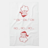 Keukenhanddoek - Kerstman (Verticaal)