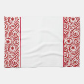 Keukenhanddoek-Kerstmis Sneeuwvlokken Theedoek (Horizontaal)