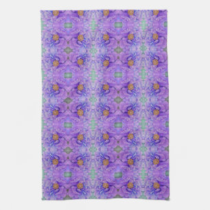 Keukenhanddoek - Lavendel Pioen