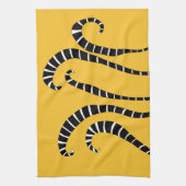 Keukenhanddoek - Lemur Tails Gold (Verticaal)