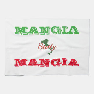 Keukenhanddoek "Mangia"