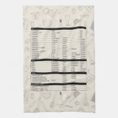 Keukenhanddoek, meetequivalenten theedoek (Verticaal)