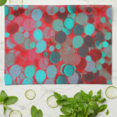 Keukenhanddoek met abstract ontwerp (Gevouwen)