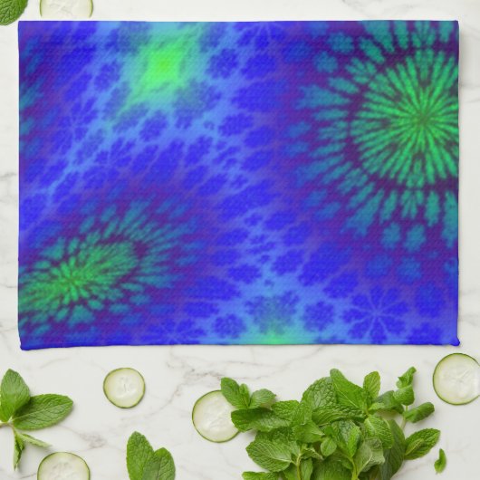 Keukenhanddoek met abstract ontwerp (Gevouwen)