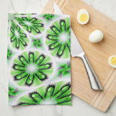 Keukenhanddoek met abstract ontwerp (Quarter Fold)