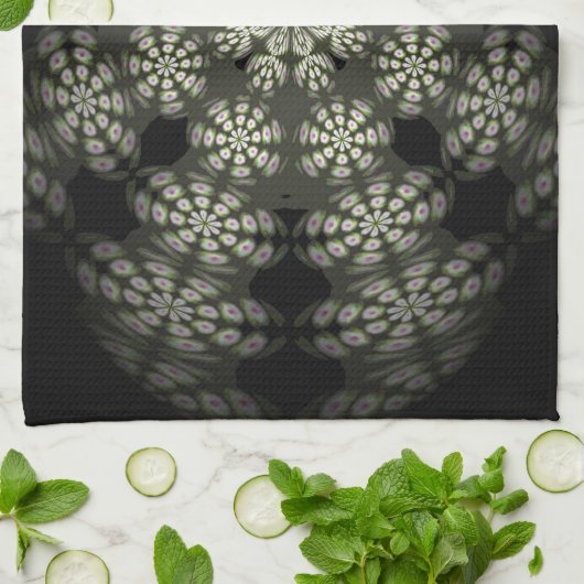 Keukenhanddoek met abstract ontwerp (Gevouwen)