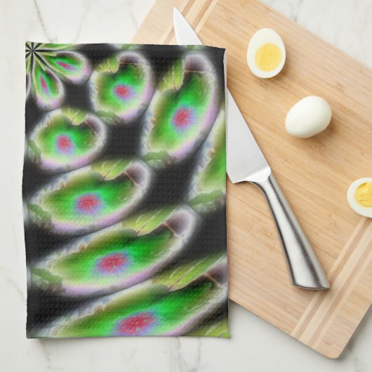 Keukenhanddoek met abstract ontwerp (Quarter Fold)