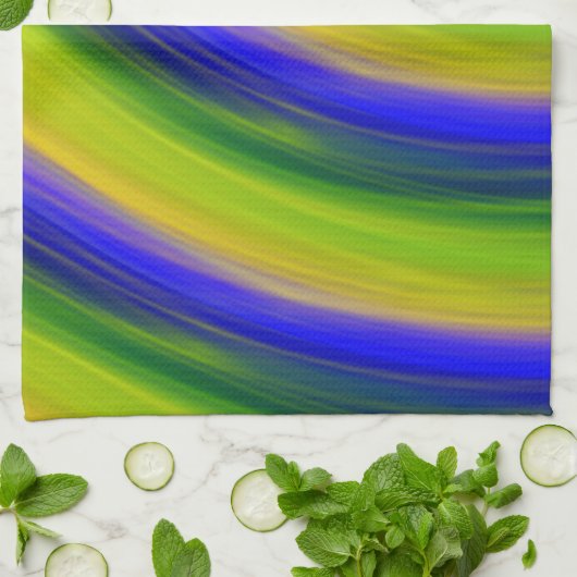 Keukenhanddoek met abstract ontwerp (Gevouwen)