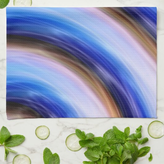 Keukenhanddoek met abstract ontwerp (Gevouwen)