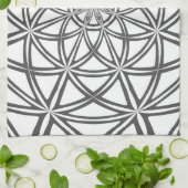 Keukenhanddoek met abstract ontwerp (Gevouwen)