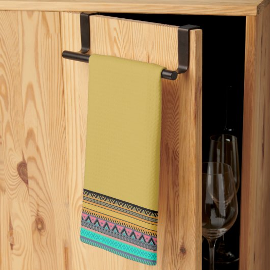 keukenhanddoek met aztec-strepen (Derde Gevouwen)