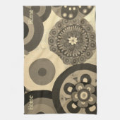 Keukenhanddoek met cirkels (Verticaal)