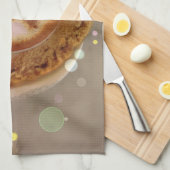 keukenhanddoek met koffiebeker en biscotti - afbee (Quarter Fold)