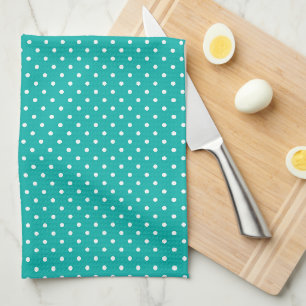 Keukenhanddoek met polka stippen