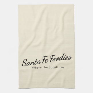 Keukenhanddoek met Santa Fe Foodies-logo