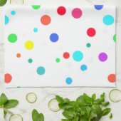 Keukenhanddoek met veel O'-spots (Gevouwen)