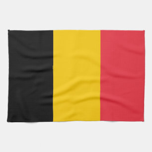 Keukenhanddoek met vlag van België