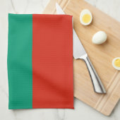 Keukenhanddoek met vlag van Bulgarije (Quarter Fold)