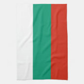 Keukenhanddoek met vlag van Bulgarije (Verticaal)