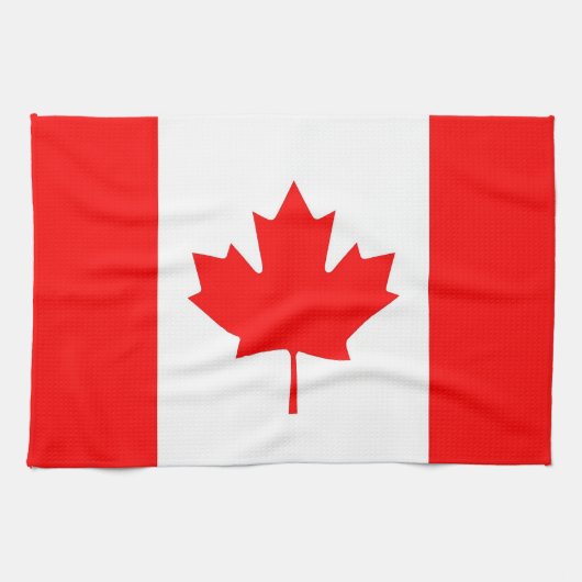 Keukenhanddoek met vlag van Canada (Horizontaal)