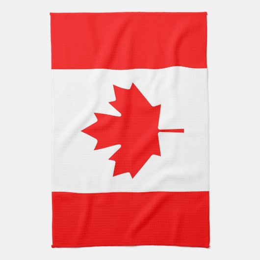Keukenhanddoek met vlag van Canada (Verticaal)