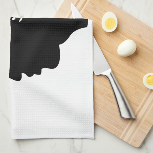 Keukenhanddoek met vlag van Corsica (Quarter Fold)