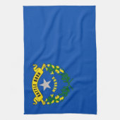 Keukenhanddoek met vlag van Nevada, VS (Verticaal)