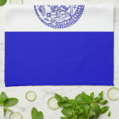 Keukenhanddoek met vlag van New York, VS (Gevouwen)