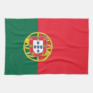 Keukenhanddoek met vlag van Portugal