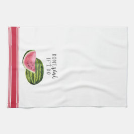 Keukenhanddoek met watermeloenen van de moderne wa