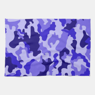 Keukenhanddoek Oceaan Blauw Camo