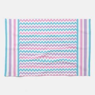 Keukenhanddoek of theedoek, meerkleurige Tsjetsjen