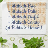 Keukenhanddoek "Passover IT'S Matzah TIME" (Gevouwen)