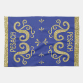 Keukenhanddoek "Passover Pesach Gold" (Horizontaal)