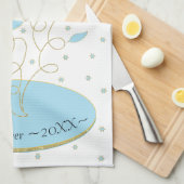 Keukenhanddoek "PassoverSeder Bord" (Quarter Fold)