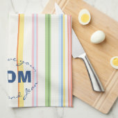 Keukenhanddoek "Picnic Stripes" (Quarter Fold)