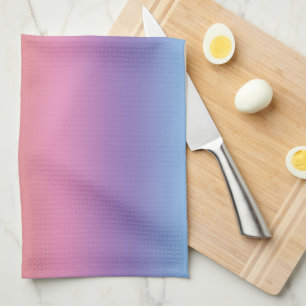 Keukenhanddoek - Regenboog met gekleurde strepen