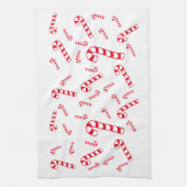 Keukenhanddoek - Rode snoepdoeken (Verticaal)