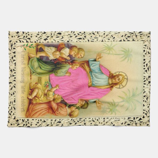 Keukenhanddoek VAN CHRIST BLESSING (Horizontaal)