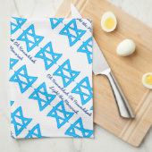 Keukenhanddoek van David "Hanukkah" (Quarter Fold)