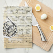  keukenhanddoek van Horn Music Kitchen (Quarter Fold)