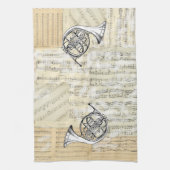  keukenhanddoek van Horn Music Kitchen (Verticaal)