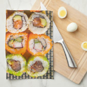 keukenhanddoek van Sushi (Quarter Fold)