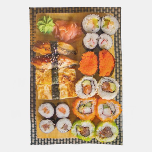 keukenhanddoek van Sushi (Verticaal)
