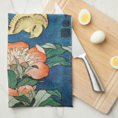 keukenhanddoek voor ASIAN PEONIES (Quarter Fold)