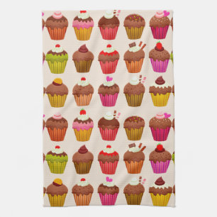keukenhanddoek voor cupcakes