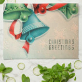 Keukenhanddoek voor de kerstgordels van Retro Vint (Gevouwen)