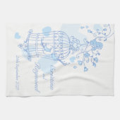 Keukenhanddoek voor de vogeljacht (Horizontaal)