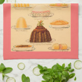 keukenhanddoek voor  desserts (Gevouwen)